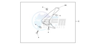 SH125B drawing KNUCKLE VISOR SET