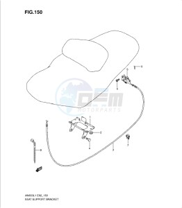 AN650 drawing SEAT SUPPORT BRACKET (AN650AL1 E2)