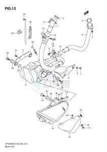 SFV650 (E3-E28) Gladius drawing MUFFLER