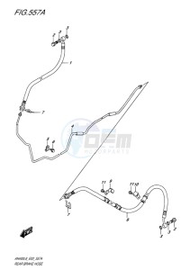 AN400 BURGMAN EU drawing REAR BRAKE HOSE