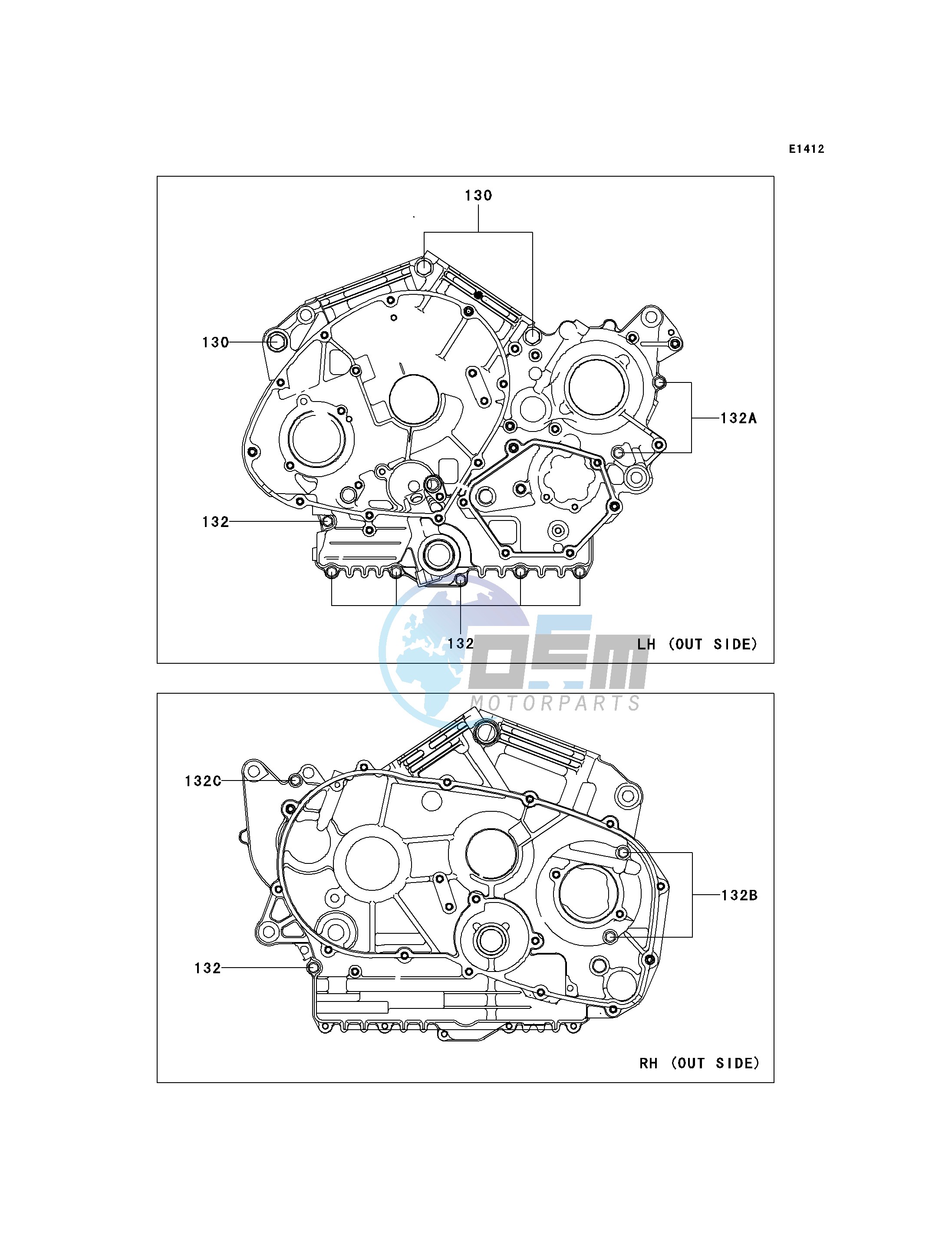 CRANKCASE BOLT PATTERN