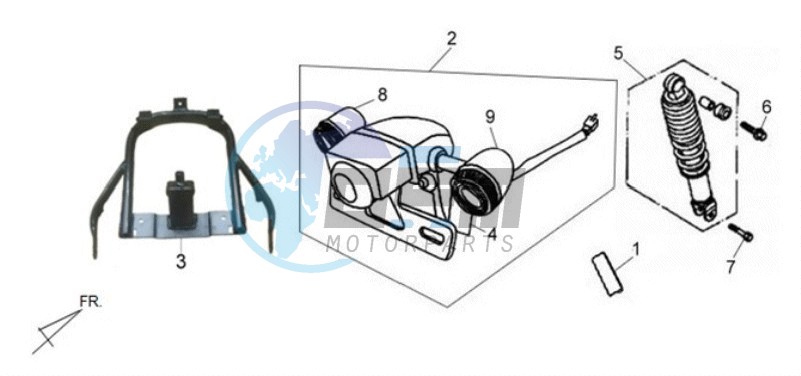 TAIL LIGHT - REAR SUSPENSION