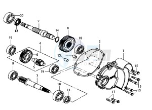 JOYRIDE - 125 cc drawing GEAR GROUP