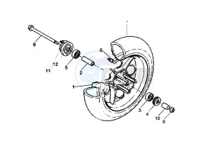 BW'S NEXT GENERATION CAT. 50 drawing FRONT WHEEL