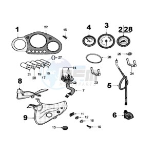 XR6 E2 drawing SPEEDO