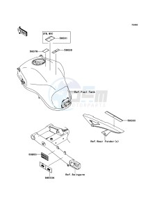 VERSYS_1000 KLZ1000ACF FR GB XX (EU ME A(FRICA) drawing Labels