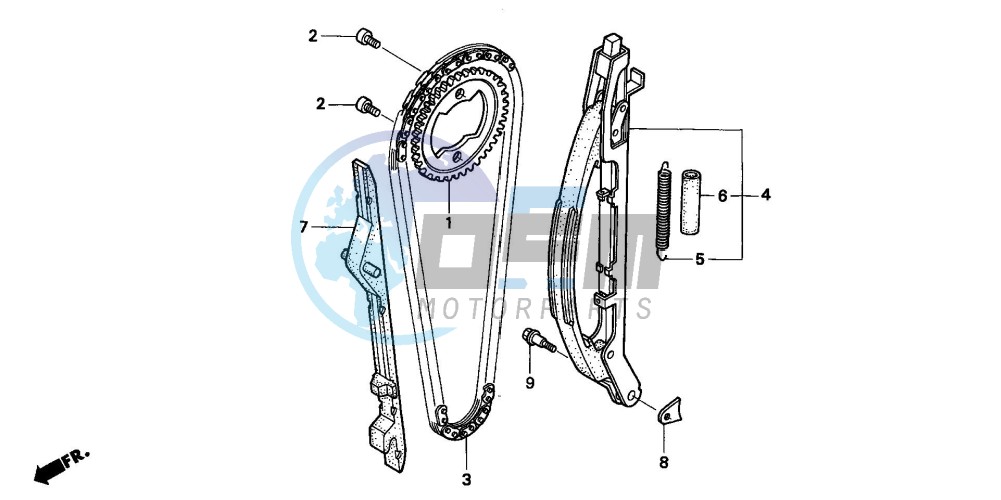 CAM CHAIN/TENSIONER