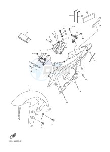 YZF-R1M 998 R2 (2KS7) drawing FENDER