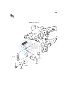 Z800 ABS ZR800BFF FR GB XX (EU ME A(FRICA) drawing Brake Pedal