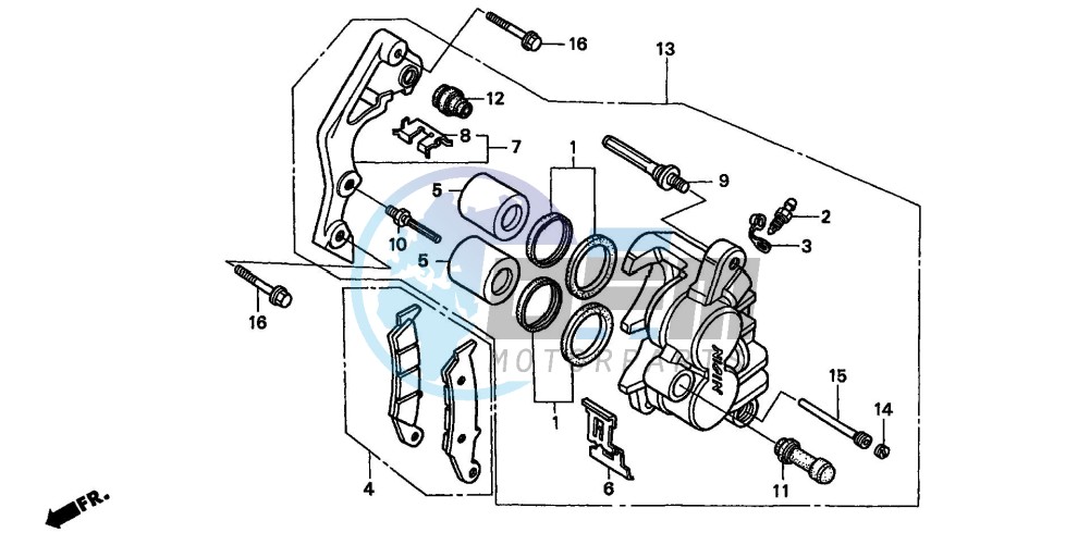 FRONT BRAKE CALIPER