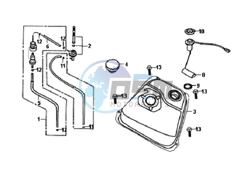 FUEL TANK - FUEL CUT