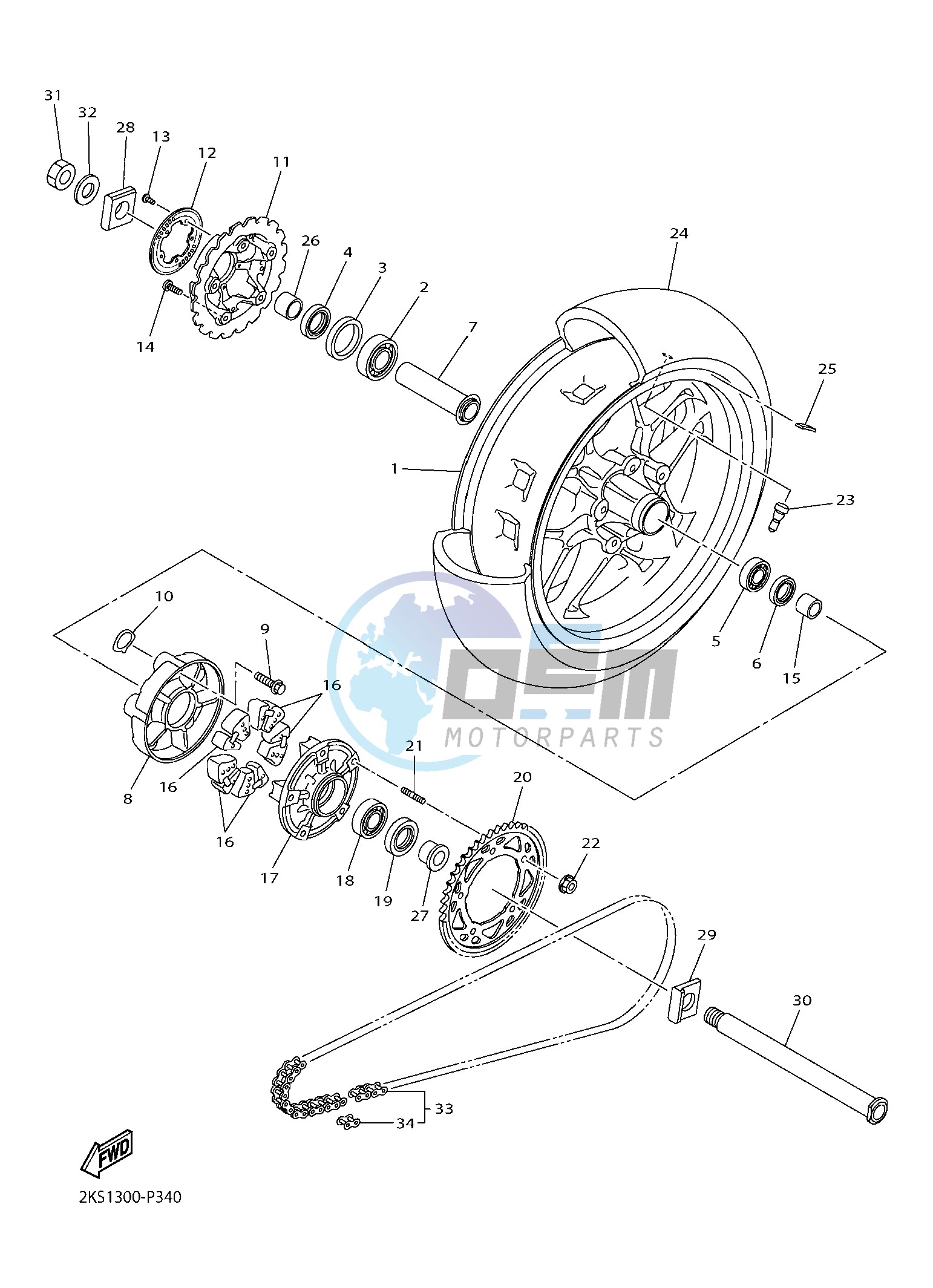 REAR WHEEL