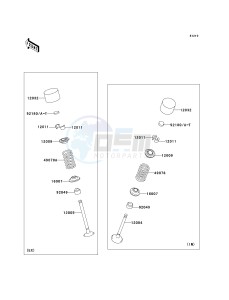 ZX 636 B [NINJA ZX-6R[ (B1-B2) [NINJA ZX-6R drawing VALVE-- S- -