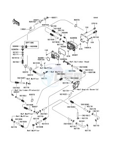 JET SKI STX-12F JT1200-D1 FR drawing Cooling