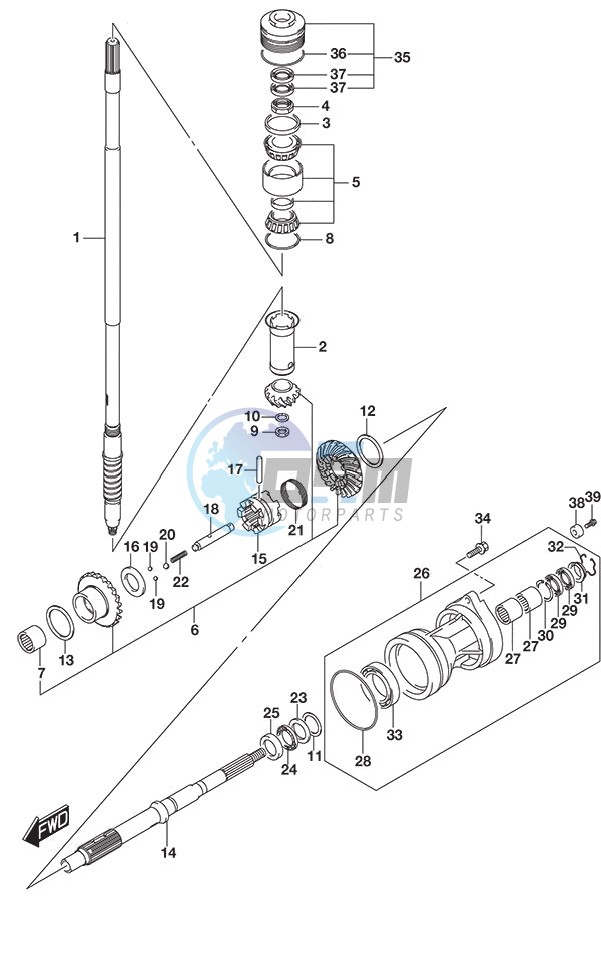 Transmission (DF 250S)