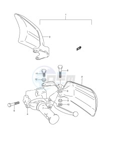 LT-F500F (E24) drawing KNUCKLE COVER (OPTIONAL)