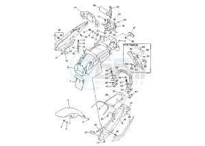 FZS FAZER (FZS600S) 600 drawing FENDER FZS600S MY00