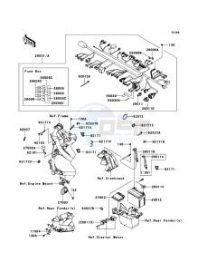 ER-6n ABS ER650B8F GB XX (EU ME A(FRICA) drawing Chassis Electrical Equipment