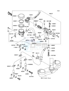 NINJA_ZX-6R ZX636C6F FR GB XX (EU ME A(FRICA) drawing Front Master Cylinder