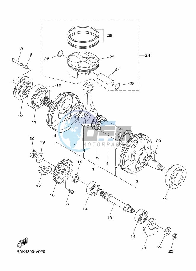 CRANKSHAFT & PISTON