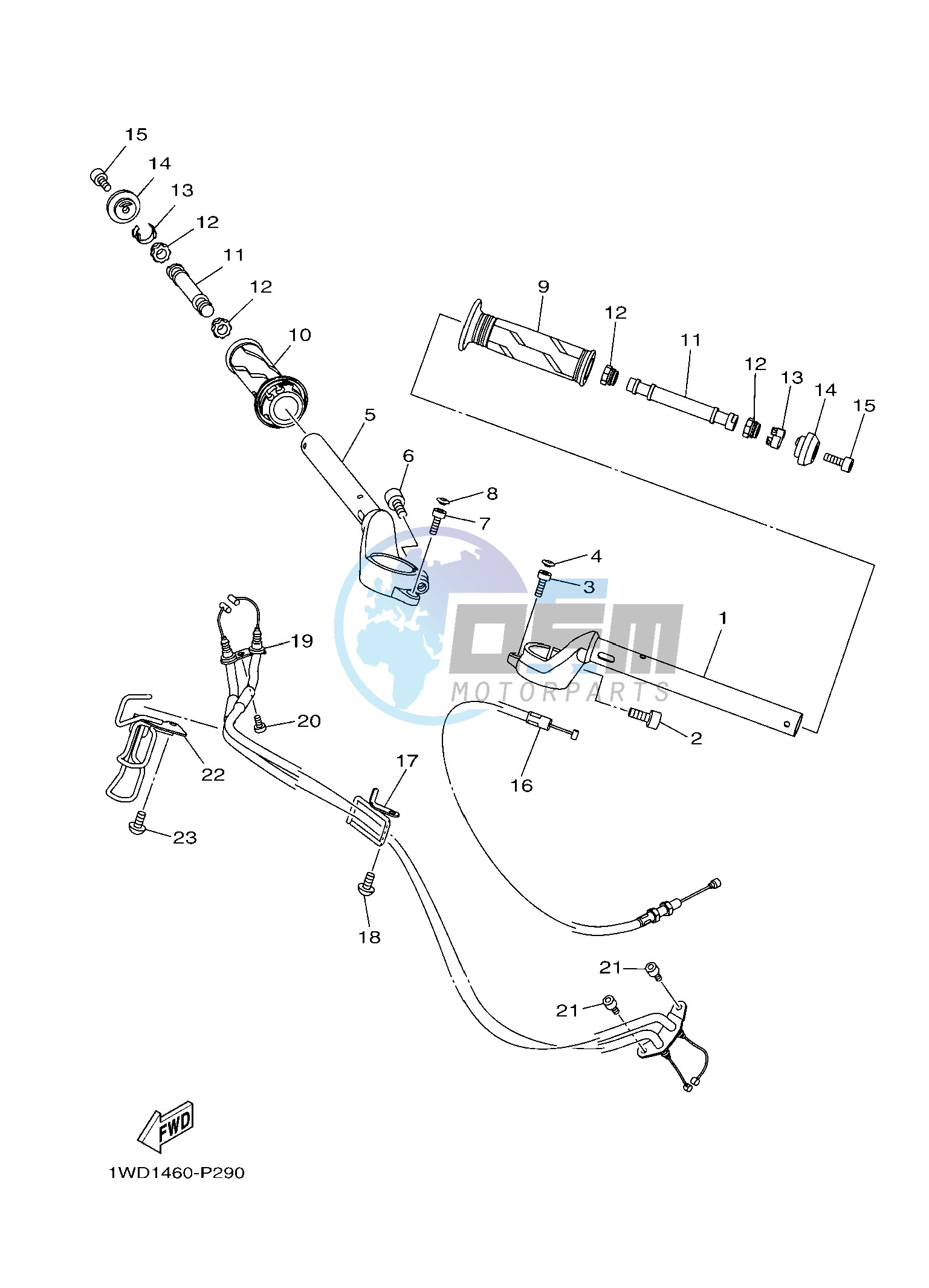 STEERING HANDLE & CABLE