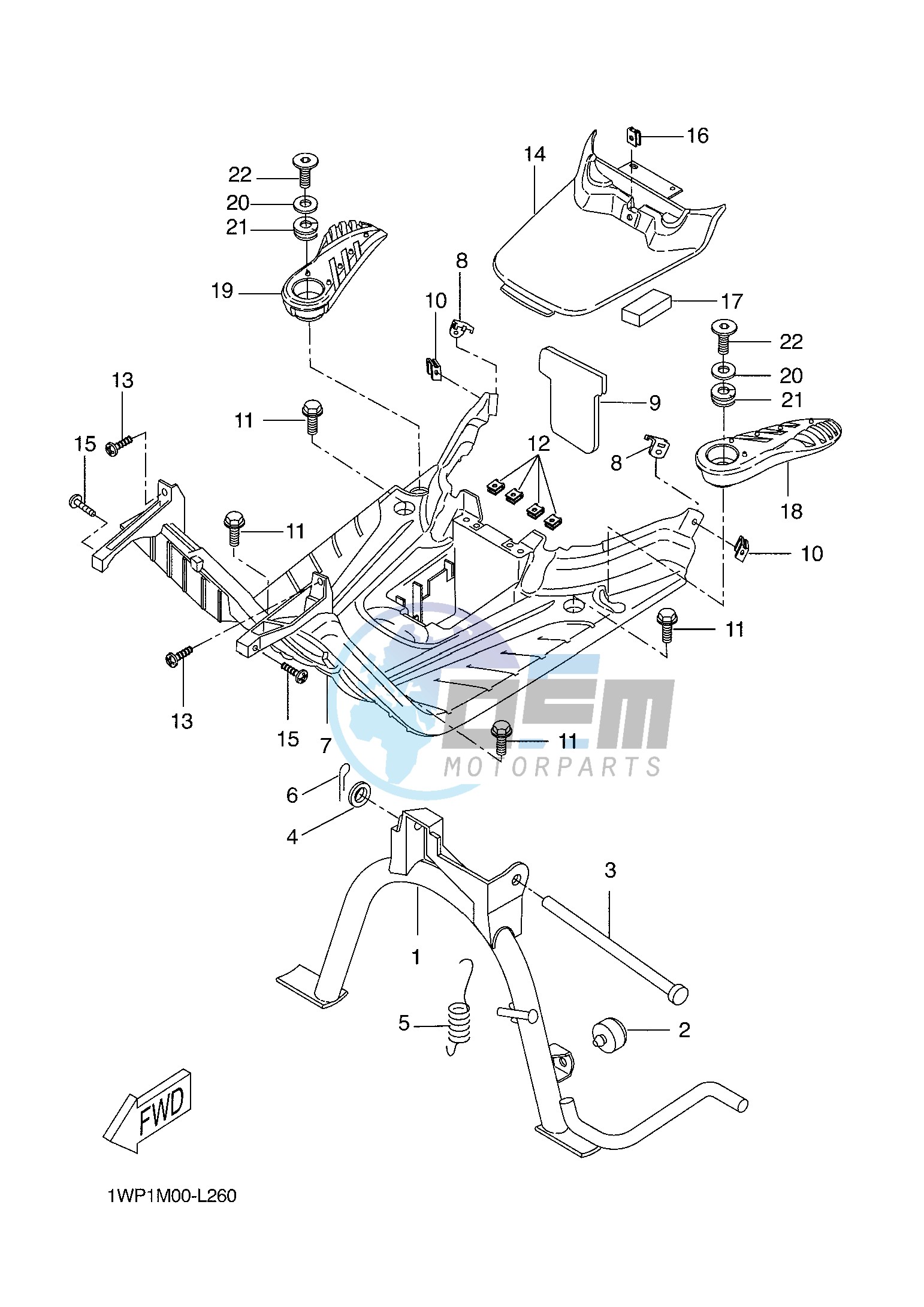 STAND & FOOTREST