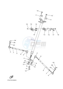 YFM700R YFM700RE RAPTOR 700R (1PE6 1PE7 1PE8) drawing STEERING