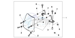 SFX50 drawing WINDSHIELD