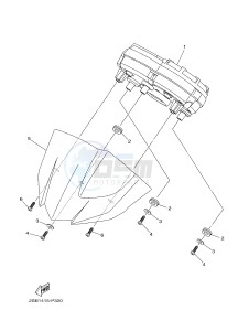 YS125-5C YS125 (BT41) drawing METER