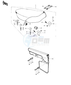 MC1 M A (-A) 90 drawing SEAT_CHAIN COVER