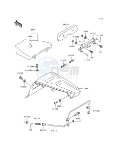 ZX 750 M [NINJA ZX-7R] (M1-M2) [NINJA ZX-7R] drawing SEAT