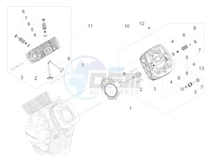 V9 Roamer 850 (USA) drawing Cylinder head - valves