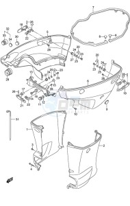 DF 150 drawing Side Cover (Model: TG/ZG)