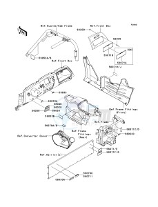 KRF 750 D [TERYX 750 4X4] (D8F) D8F drawing LABELS