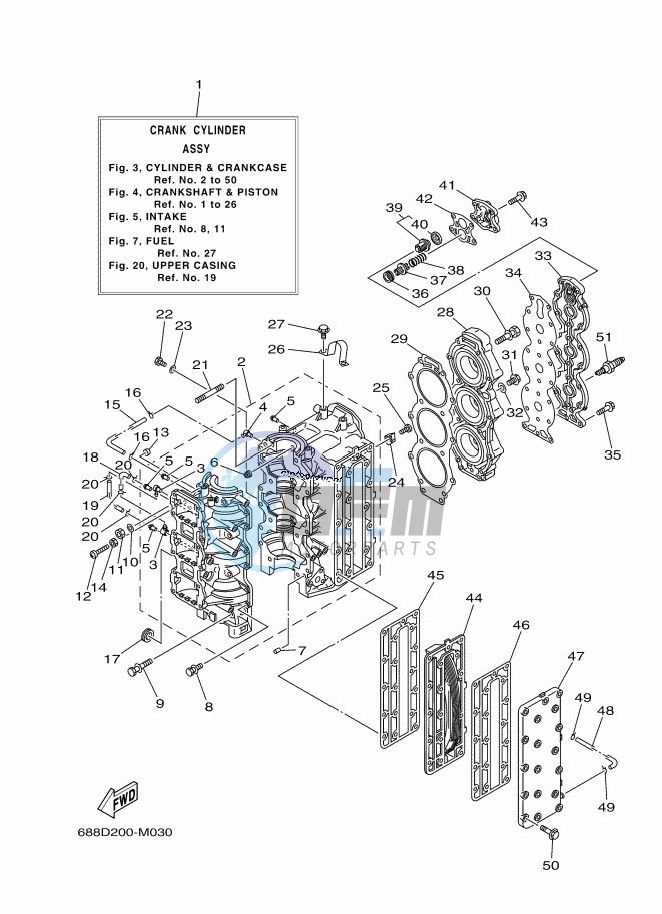 CYLINDER--CRANKCASE