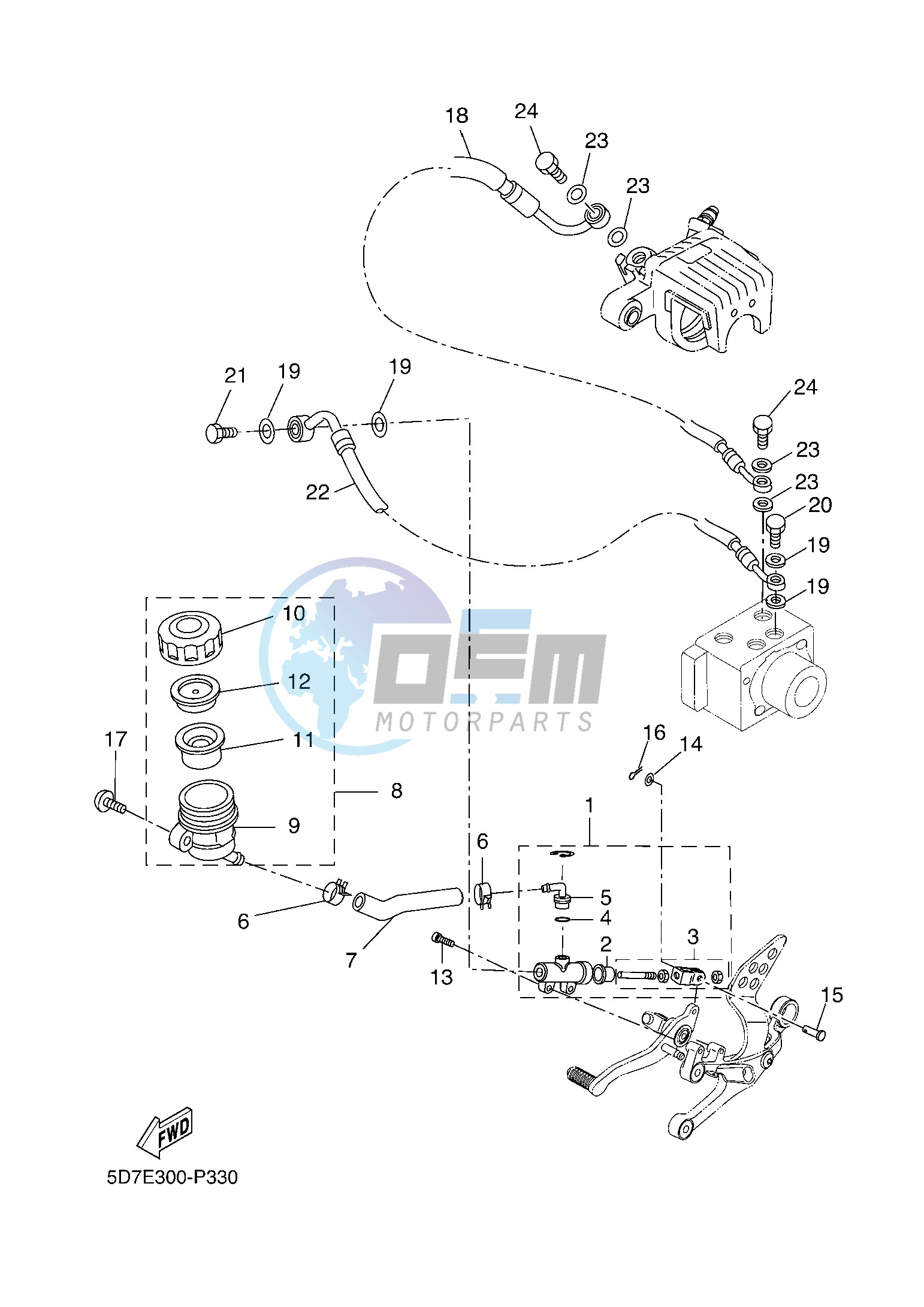 REAR MASTER CYLINDER