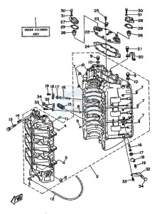 250A drawing CYLINDER--CRANKCASE-1