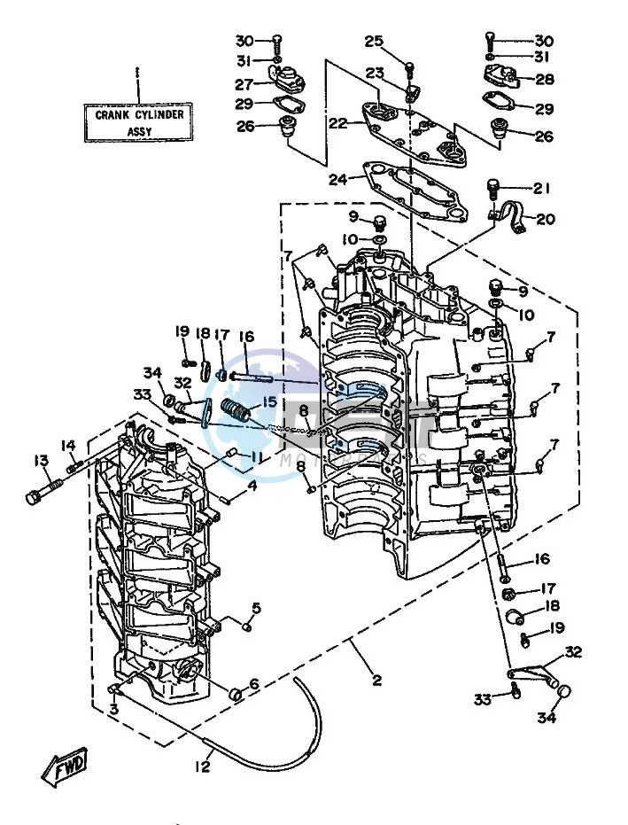 CYLINDER--CRANKCASE-1