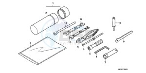 TRX420TM9 Australia - (U / 2WD) drawing TOOLS