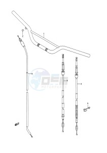 RM250 (E28) drawing HANDLEBAR