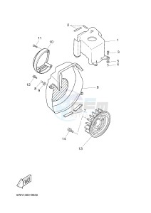 CW50 BOOSTER (5WWN) drawing AIR SHROUD & FAN