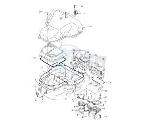 FZ1 1000 drawing INTAKE