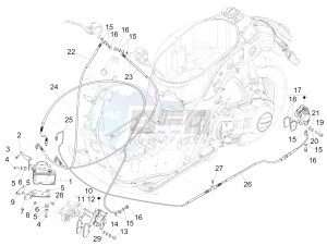 GTV 300 4T 4V ie (USA) USA drawing ABS Brake system