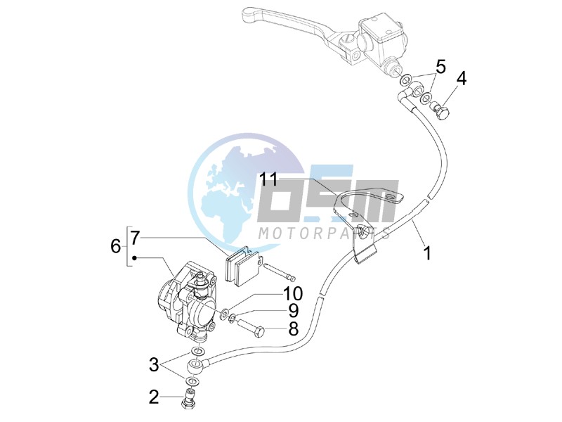 Brakes pipes - Calipers