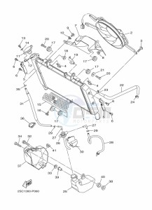 TRACER 900 MTT850 (B5C9) drawing RADIATOR & HOSE