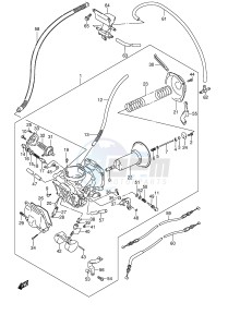 VZ800 (E3-E28) MARAUDER drawing FRONT CARBURETOR