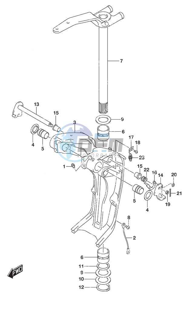 Swivel Bracket w/Transom (X or XX)