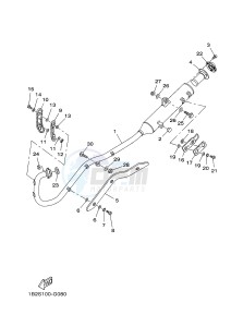 TT-R125 TT-R125LW (2CP4) drawing EXHAUST