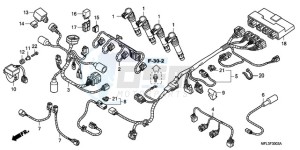 CBR1000RA9 KO / ABS HRC MME drawing SUB HARNESS (CBR1000RA)