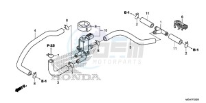 VFR1200XDLF CrossTourer - VFR1200X Dual Clutch 2ED - (2ED) drawing AIR INJECTION CONTROL VALVE